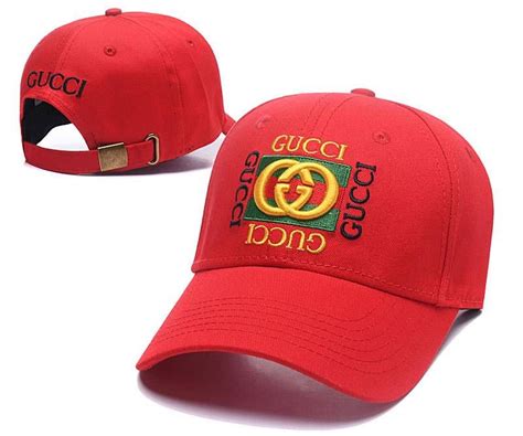 red gucci hat